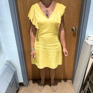 Yellow summer dress